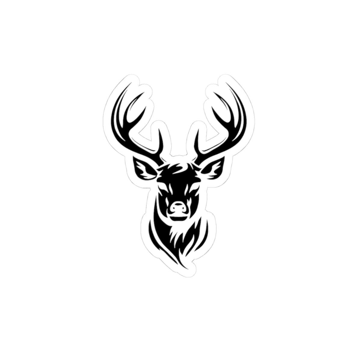 Bold Stag Kiss-Cut Stickers | Nature Lover Decor, Laptop Decals, Gift for Hunters, Outdoor Adventure, Unique Craft Supplies