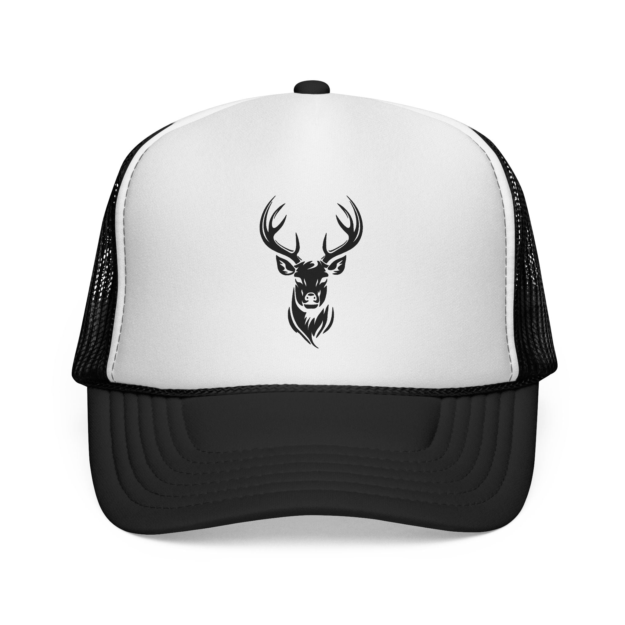 Stylish Deer Design Trucker Cap, Casual Hat for Outdoors, Hunting Gift, Summer Fashion Accessory, Road Trip Essential