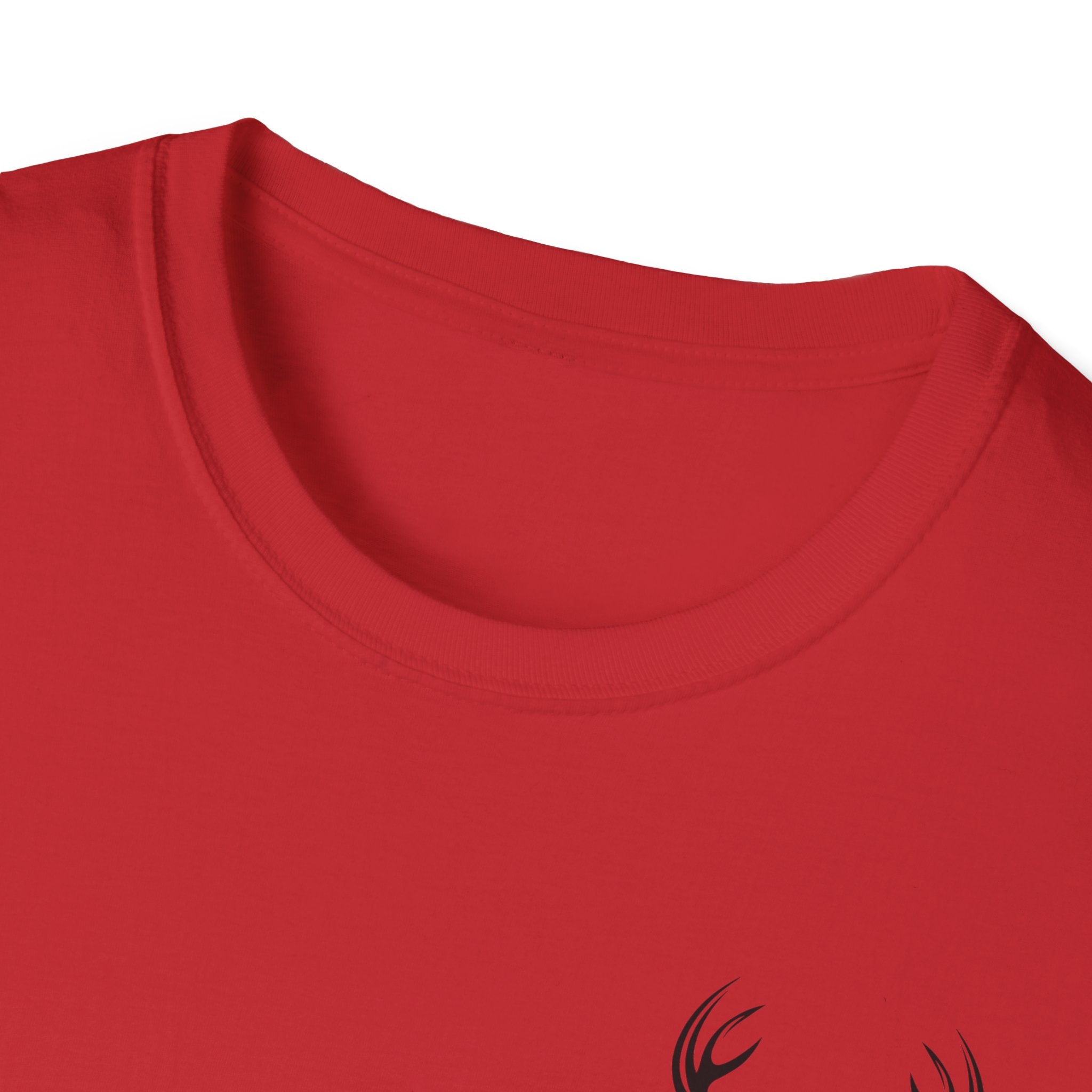 Stylish Unisex Softstyle T-Shirt with Deer Face Graphic, Nature Lover Tee, Casual Wear, Gift for Him/Her, Outdoor Adventure Shirt
