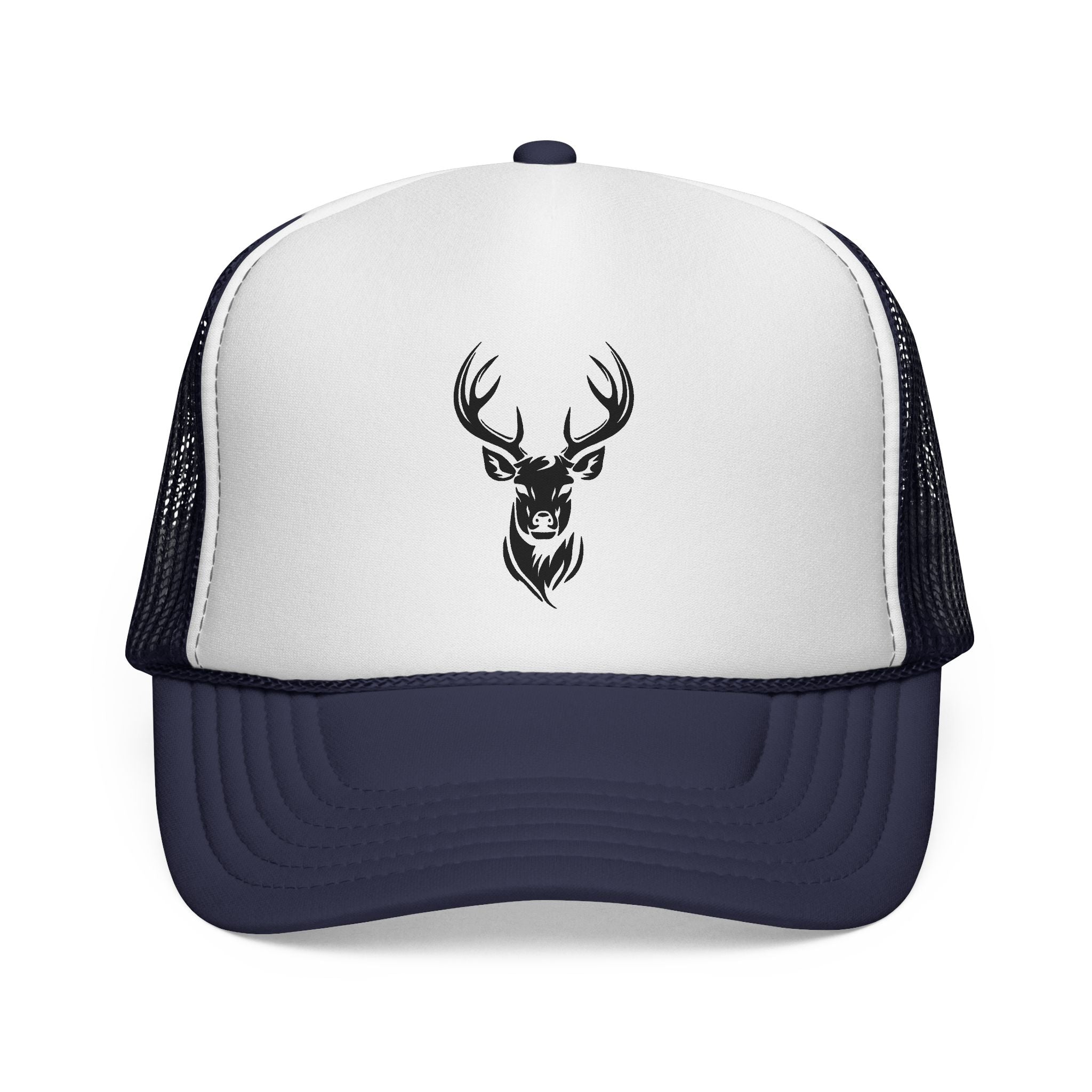 Stylish Deer Design Trucker Cap, Casual Hat for Outdoors, Hunting Gift, Summer Fashion Accessory, Road Trip Essential