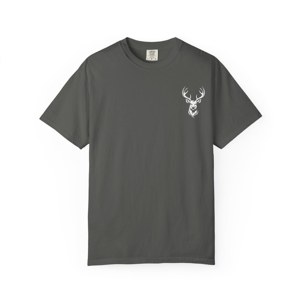 Nature-Inspired Unisex Garment-Dyed T-shirt, Graphic Tee, Outdoor Wear, Gift for Him/Her, Eco-Friendly Fashion
