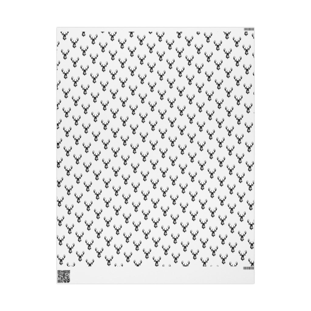 Elegant Deer Print Wrapping Paper | Eco-Friendly Gift Wrap, Holiday Decor, Birthday Parties, Rustic Style, Gift Giving