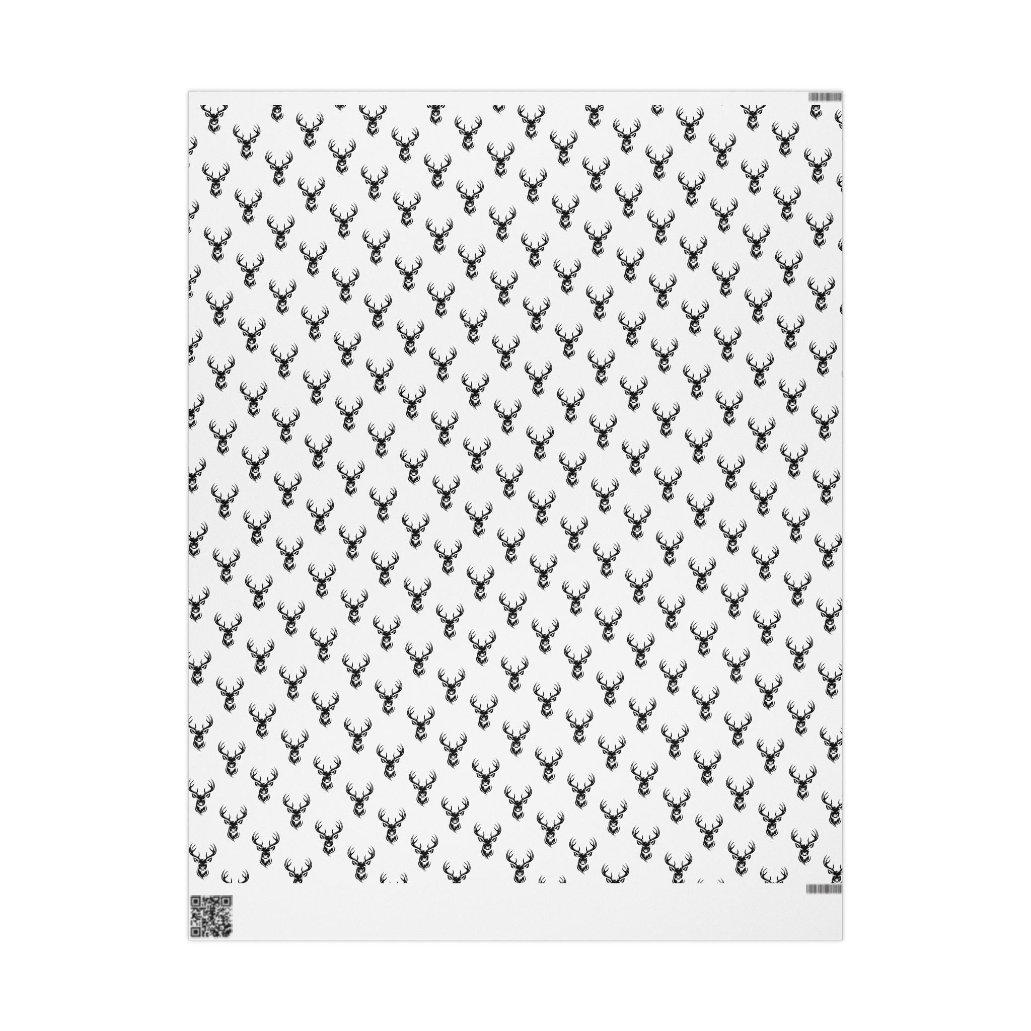 Elegant Deer Print Wrapping Paper | Eco-Friendly Gift Wrap, Holiday Decor, Birthday Parties, Rustic Style, Gift Giving