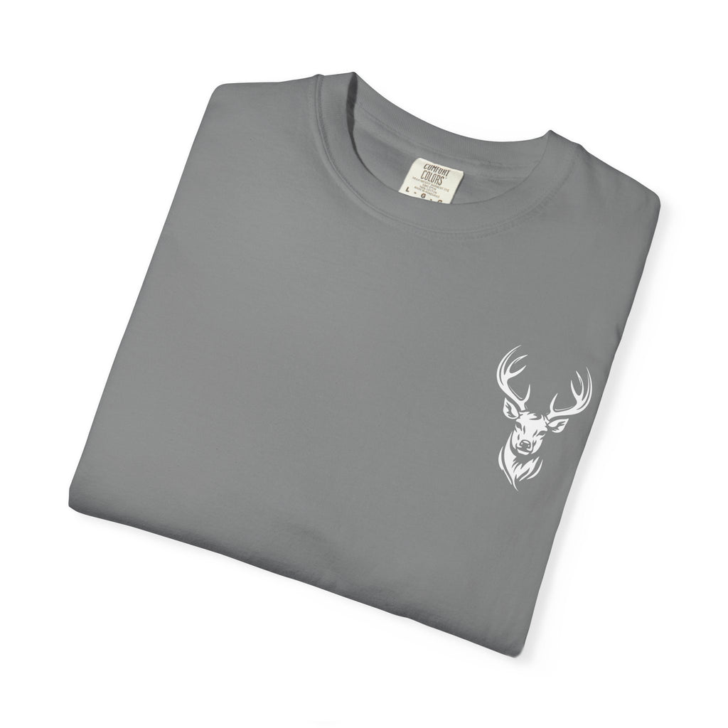 Nature-Inspired Unisex Garment-Dyed T-shirt, Graphic Tee, Outdoor Wear, Gift for Him/Her, Eco-Friendly Fashion