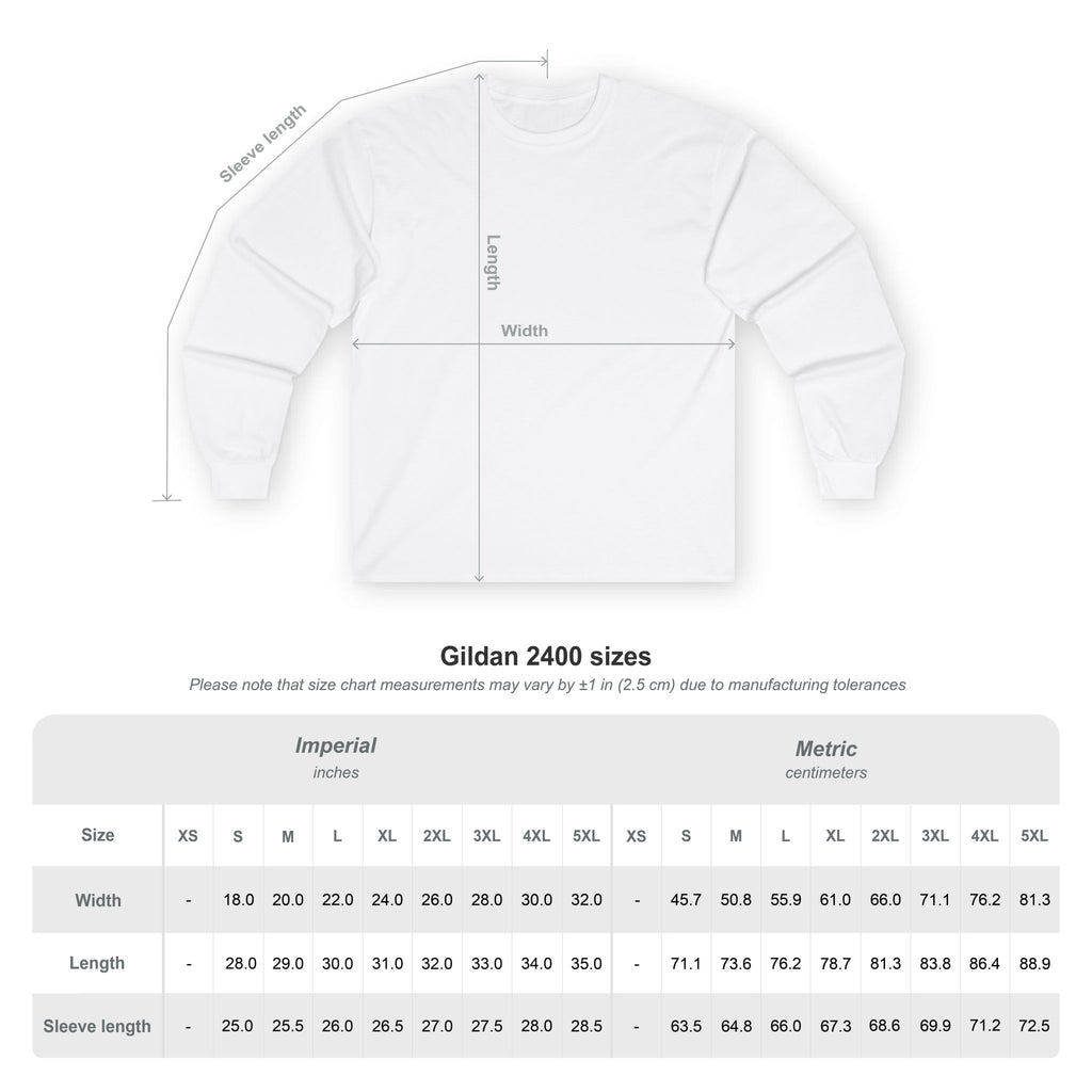 Unisex Long Sleeve Tee with Deer Antler Design | Casual Wear, Outdoor Apparel, Gift for Nature Lovers, Fall Fashion, Layering Tee