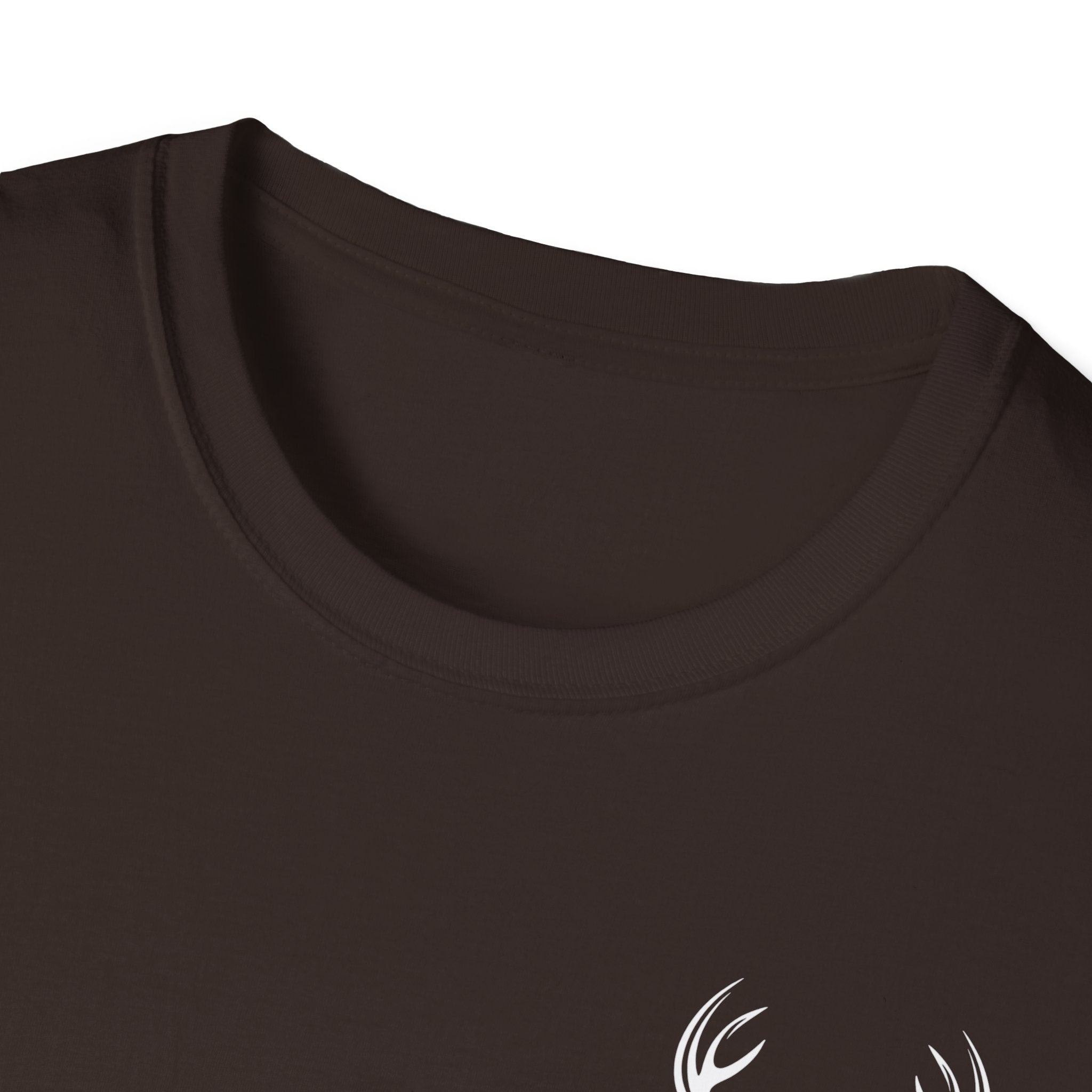 Stylish Unisex Softstyle T-Shirt with Deer Face Graphic, Nature Lover Tee, Casual Wear, Gift for Him/Her, Outdoor Adventure Shirt