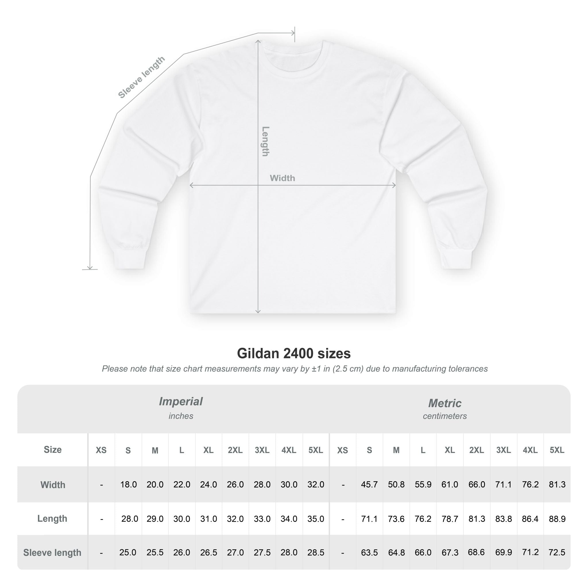 Long Sleeve Tee — GC Custom KREATIONS Logo Back Graphic