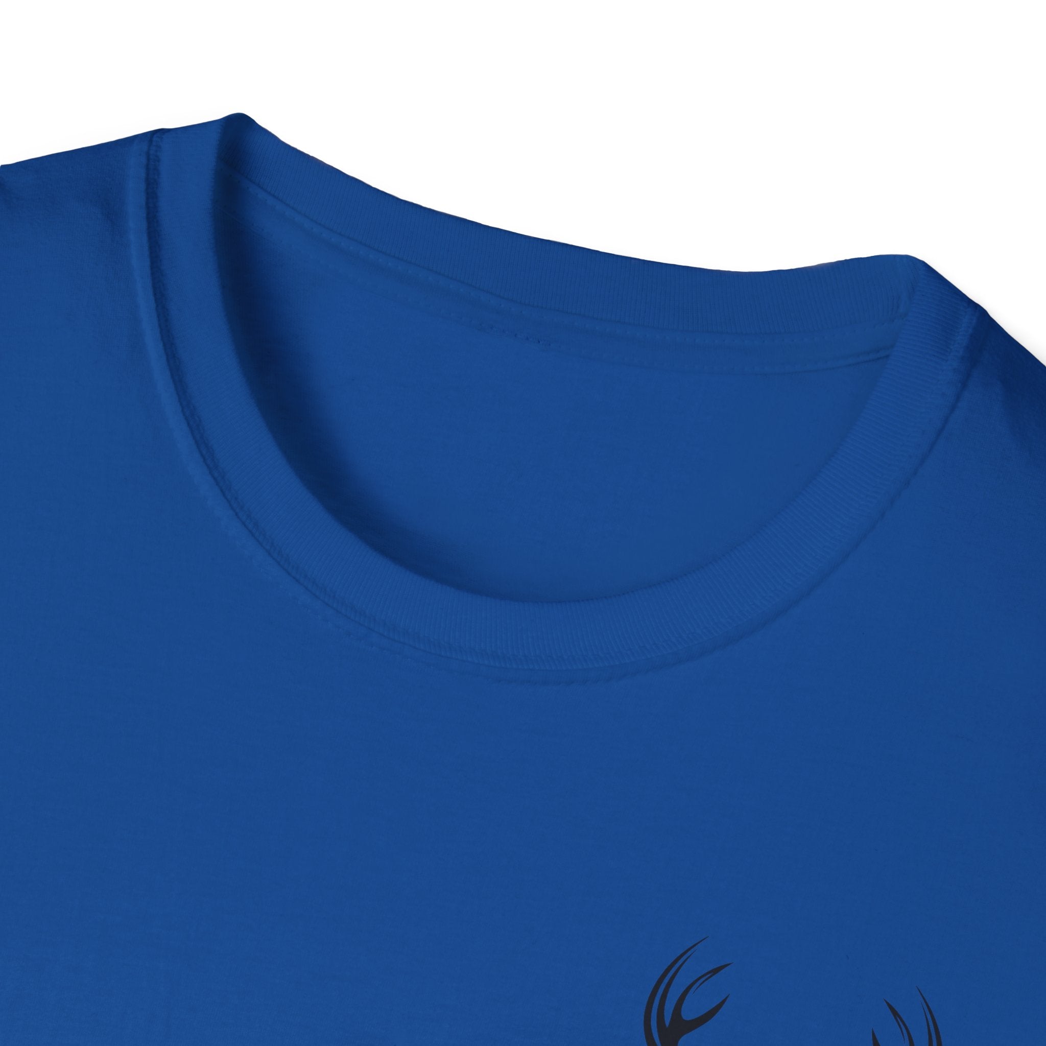 Stylish Unisex Softstyle T-Shirt with Deer Face Graphic, Nature Lover Tee, Casual Wear, Gift for Him/Her, Outdoor Adventure Shirt