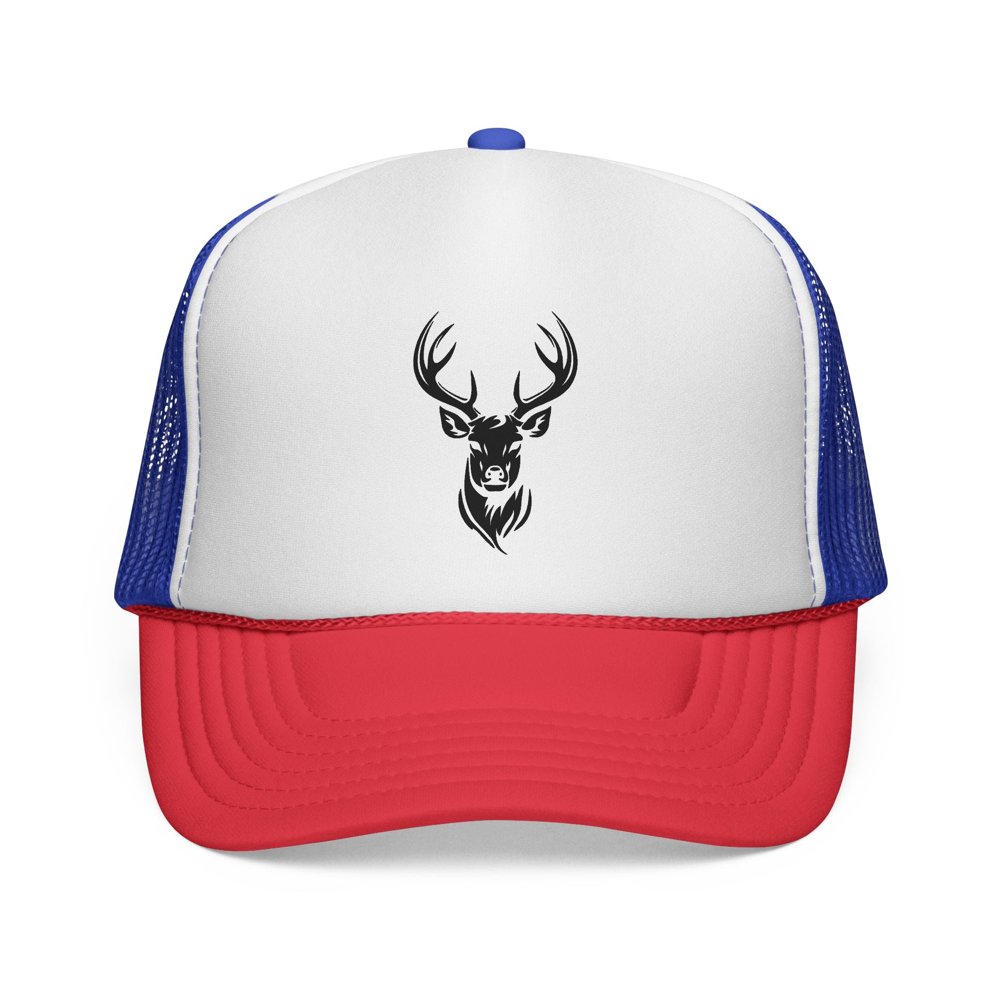 Stylish Deer Design Trucker Cap, Casual Hat for Outdoors, Hunting Gift, Summer Fashion Accessory, Road Trip Essential
