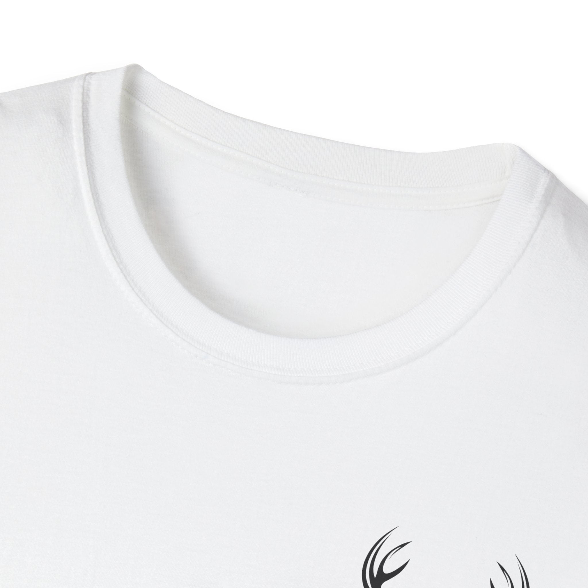 Stylish Unisex Softstyle T-Shirt with Deer Face Graphic, Nature Lover Tee, Casual Wear, Gift for Him/Her, Outdoor Adventure Shirt