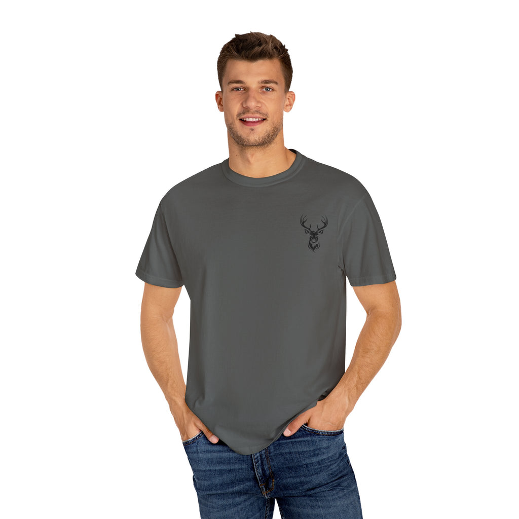 Mountain Adventure Tee, Deer Graphic T-Shirt, Nature Lover Gift, Hiking Apparel, Outdoor Adventure Shirt, Unisex Casual Wear
