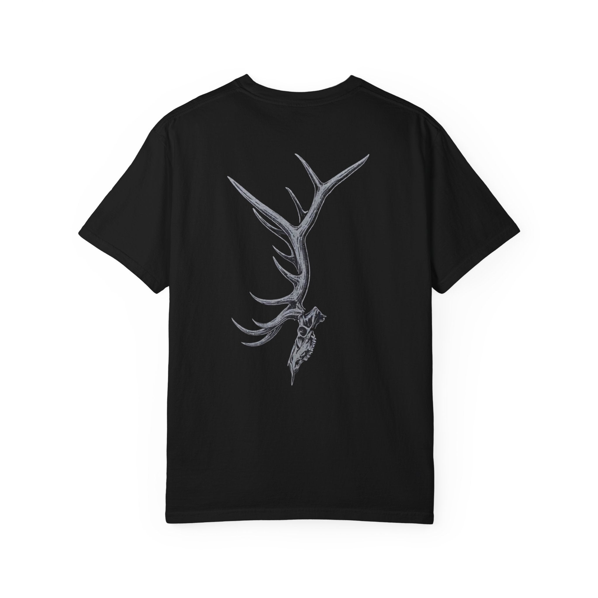 Nature-Inspired Unisex T-Shirt with Antler Design - Casual Wear, Outdoor Adventure, Gift Idea, Eco-Friendly Fashion