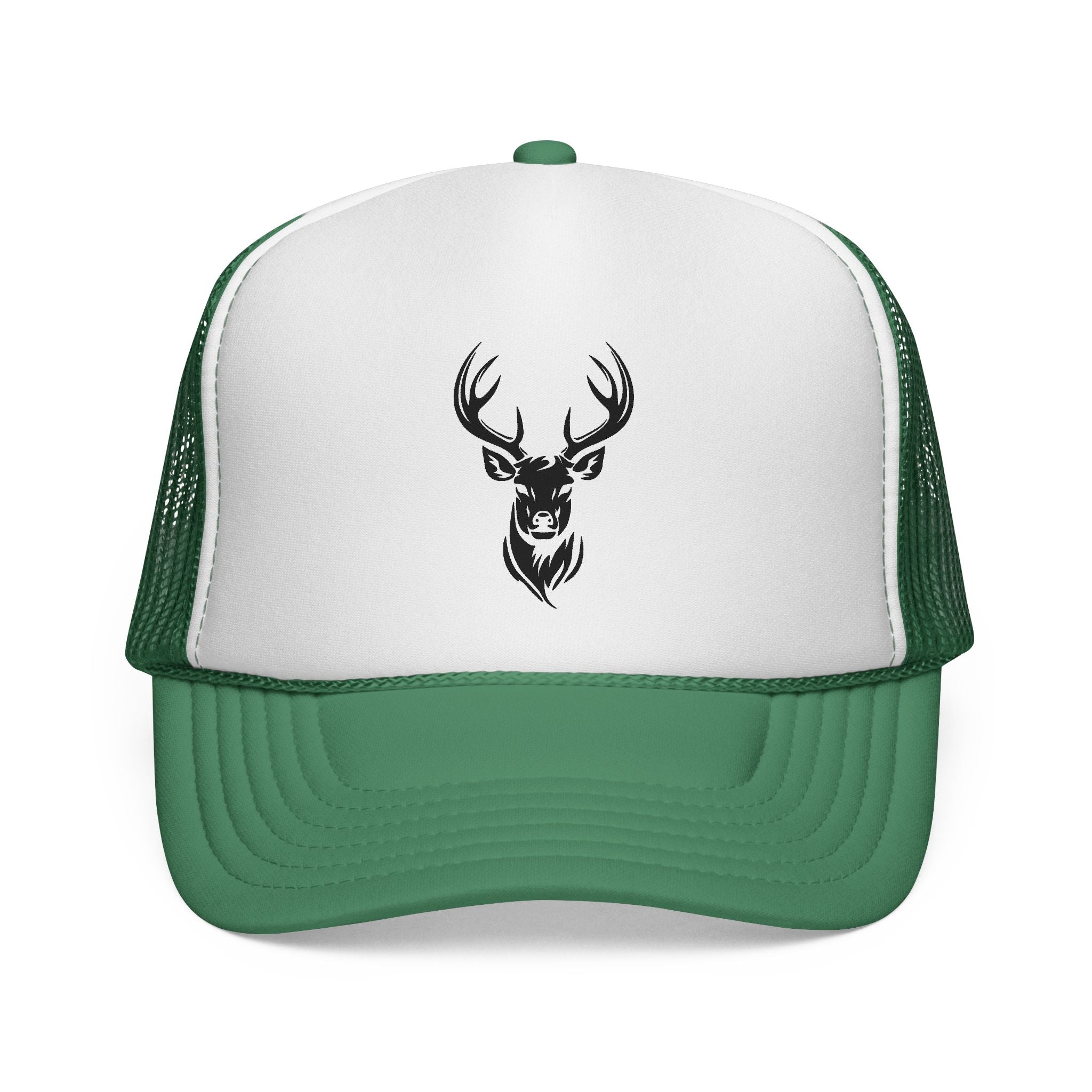 Stylish Deer Design Trucker Cap, Casual Hat for Outdoors, Hunting Gift, Summer Fashion Accessory, Road Trip Essential