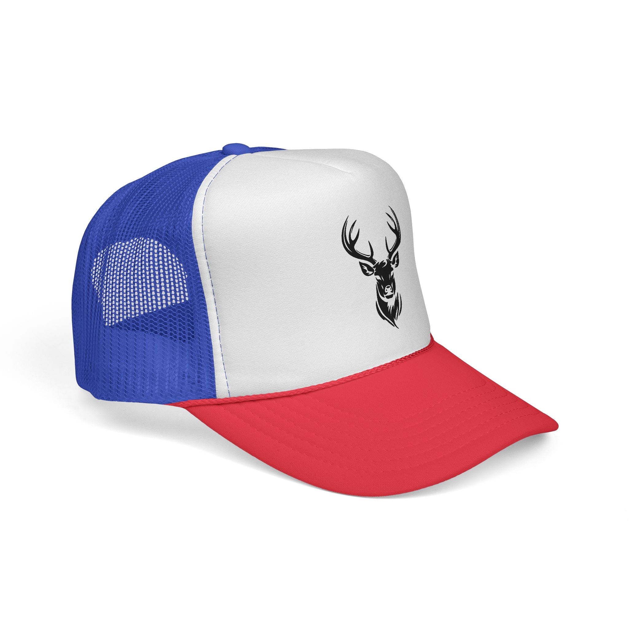 Stylish Deer Design Trucker Cap, Casual Hat for Outdoors, Hunting Gift, Summer Fashion Accessory, Road Trip Essential