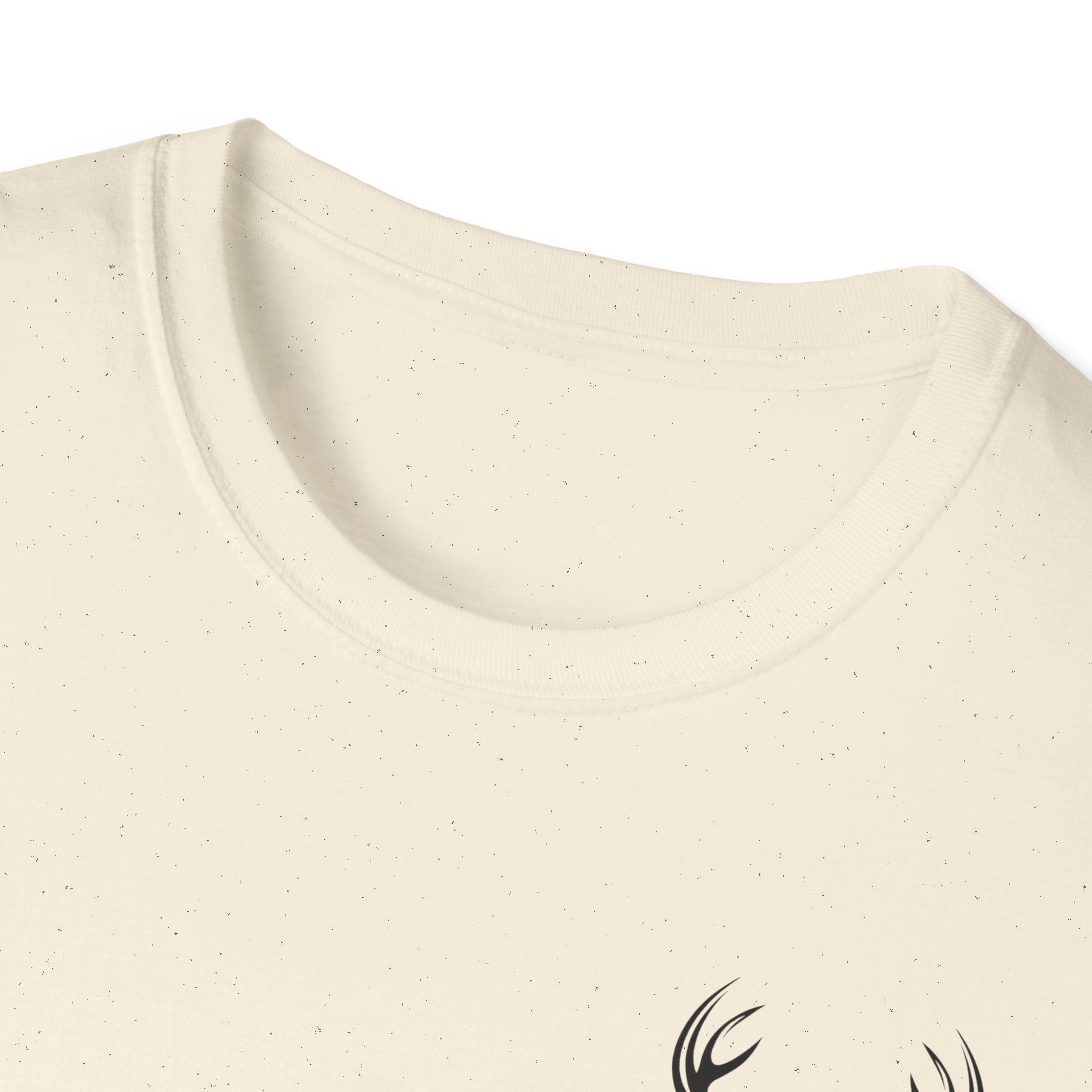 Stylish Unisex Softstyle T-Shirt with Deer Face Graphic, Nature Lover Tee, Casual Wear, Gift for Him/Her, Outdoor Adventure Shirt