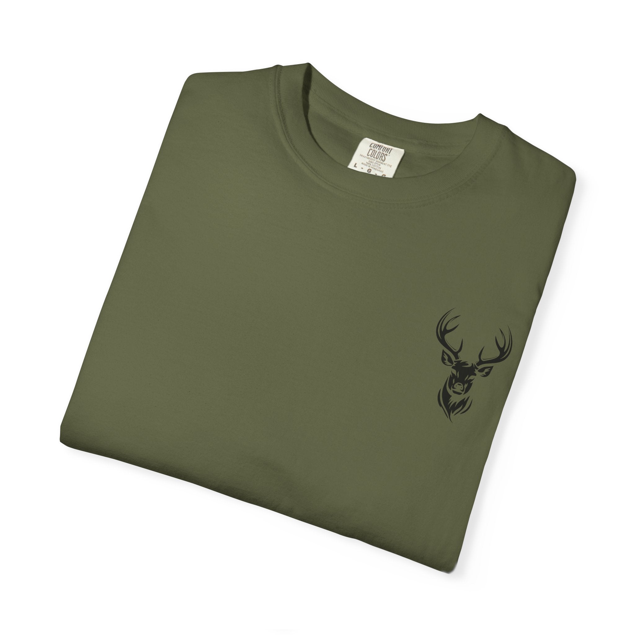 Nature-Inspired Unisex Garment-Dyed T-shirt, Graphic Tee, Outdoor Wear, Gift for Him/Her, Eco-Friendly Fashion